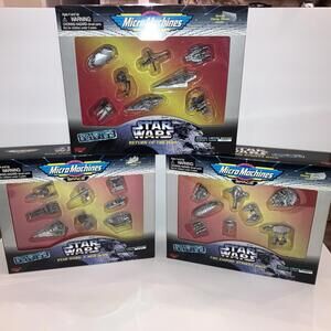 Vintage 1995 Star Wars Micro Machines Galoob ROTJ, Empire, A New Hope NEW BOXED
